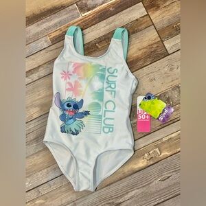 NWT Disney Stitch swimsuit size 4/5